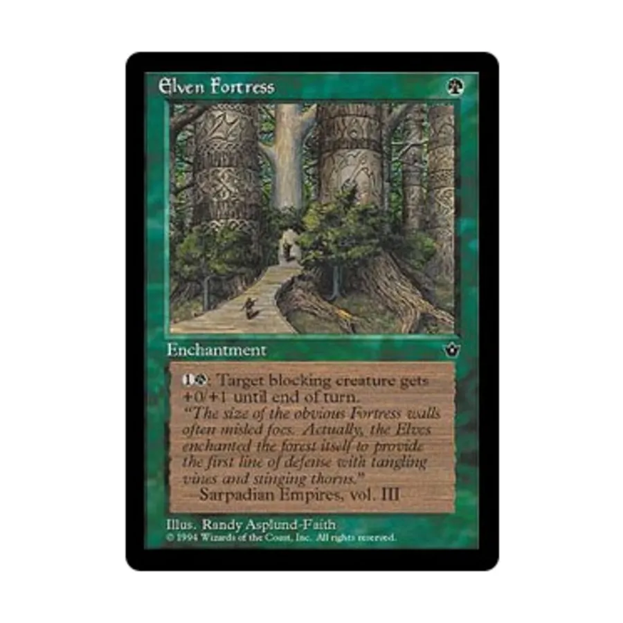 CCG Эльфийская крепость - Вер. 2 (С4), MTG - Fallen Empires
CCG Эльфийская крепость - Вер. 2 (С4), MTG - Fallen Empires