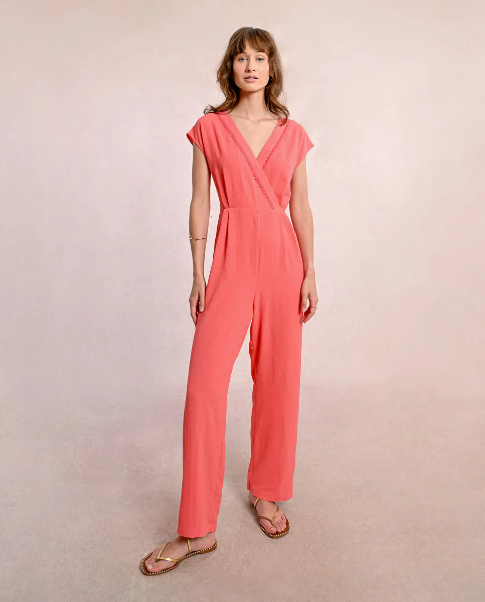 Женский длинный комбинезон с короткими рукавами и открытой спиной Molly Bracken, коралловый
Женский длинный комбинезон с короткими рукавами и открытой спиной Molly Bracken, коралловый