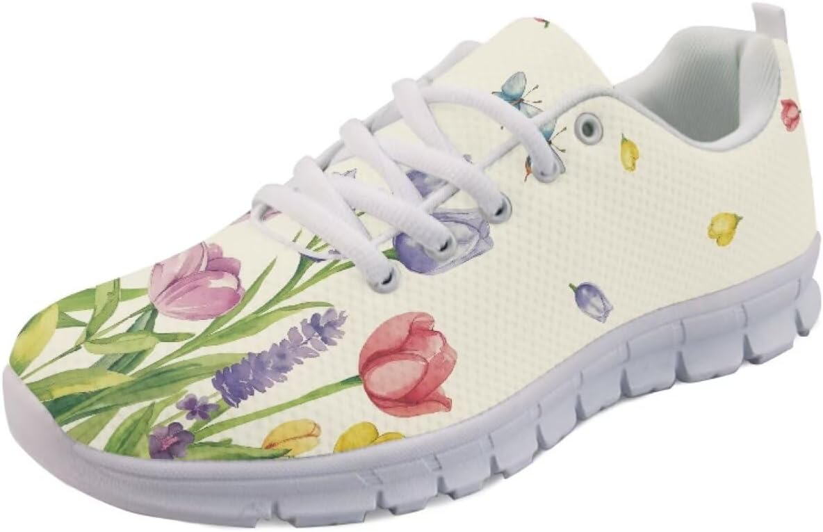 Женские слипоны кроссовки для ходьбы, тенниса и бега, весенне-летние кроссовки с цветочным принтом, легкие для спортзала, путешествий и работы Getelinseng, Tulips
Женские слипоны кроссовки для ходьбы, тенниса и бега, весенне-летние кроссовки с цветочным принтом, легкие для спортзала, путешествий и работы Getelinseng, Tulips