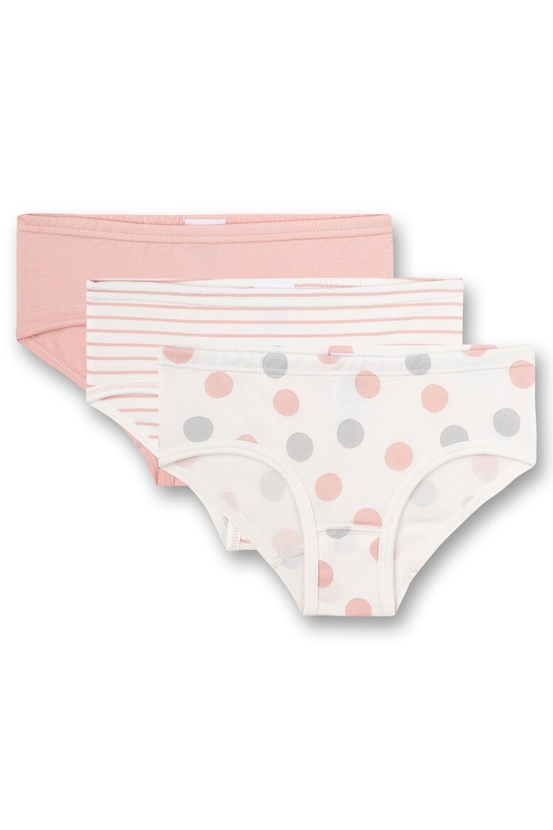 Трусы с хлопком и узорами - 3 пары Sanetta, розовый 
Трусы с хлопком и узорами - 3 пары Sanetta, розовый