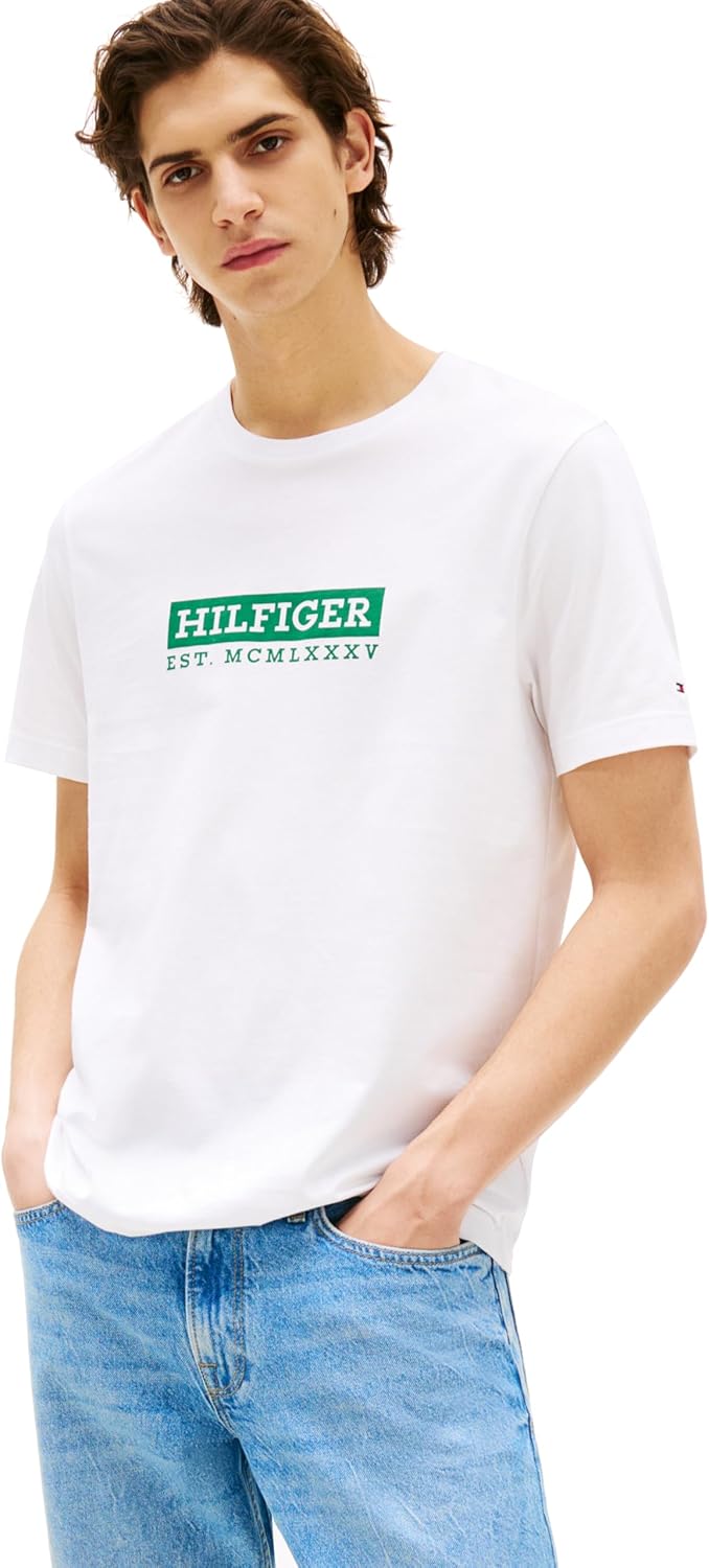 Мужские хлопковые футболки Tommy Hilfiger с короткими рукавами и напечатанным логотипом, также доступны в размерах для больших и высоких размеров, White, Белый, Мужские хлопковые футболки Tommy Hilfiger с короткими рукавами и напечатанным логотипом, также
Мужские хлопковые футболки Tommy Hilfiger с короткими рукавами и напечатанным логотипом, также доступны в размерах для больших и высоких размеров, White, Белый, Мужские хлопковые футболки Tommy Hilfiger с короткими рукавами и напечатанным логотипом, также