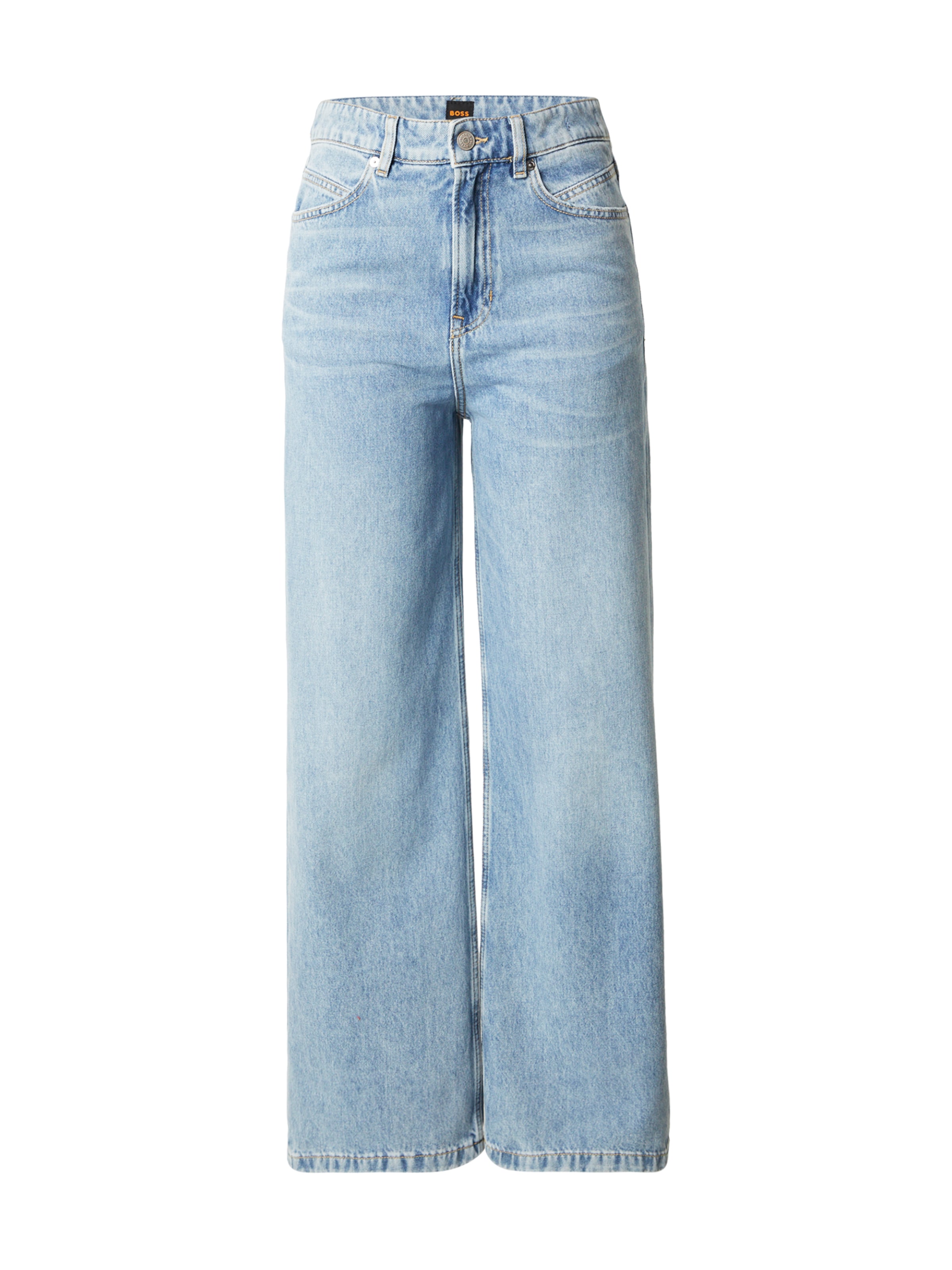 BOSS Широкие джинсы 'C_MARLENE' в синем дениме
BOSS Широкие джинсы 'C_MARLENE' в синем дениме