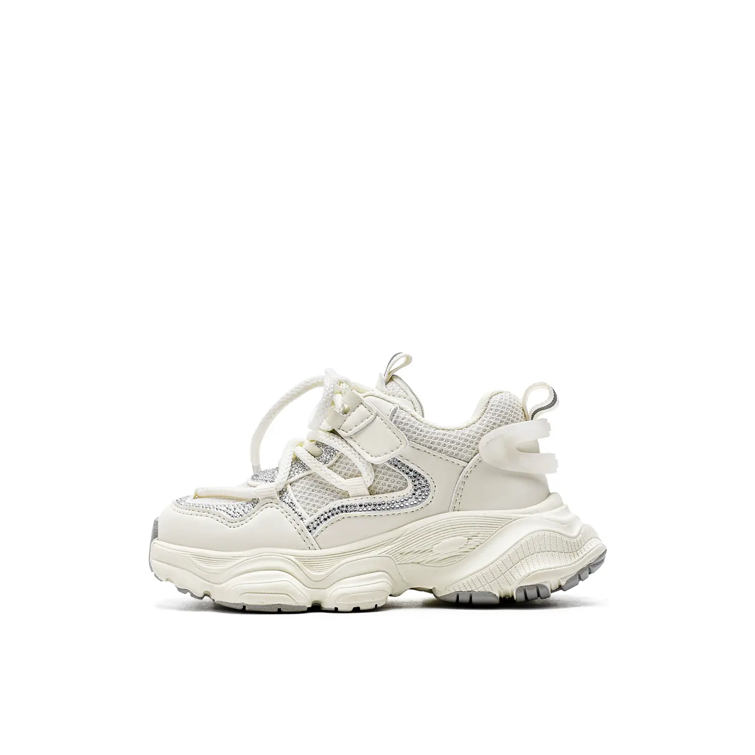 Кроссовки для бега унисекс для детей, нескользящие, износостойкие, дышащие, увеличивающие рост Staccato, белый 
Кроссовки для бега унисекс для детей, нескользящие, износостойкие, дышащие, увеличивающие рост Staccato, белый