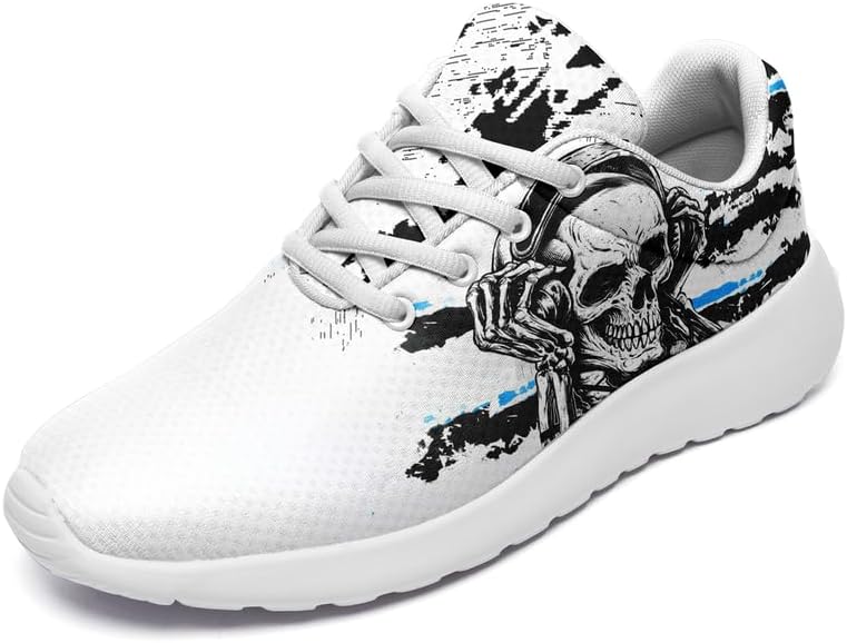 Кроссовки с черепом для женщин и мужчин, дышащие, комфортные, для ходьбы, спортивные, для Хэллоуина Coolcustomize, Skullwhite2
Кроссовки с черепом для женщин и мужчин, дышащие, комфортные, для ходьбы, спортивные, для Хэллоуина Coolcustomize, Skullwhite2