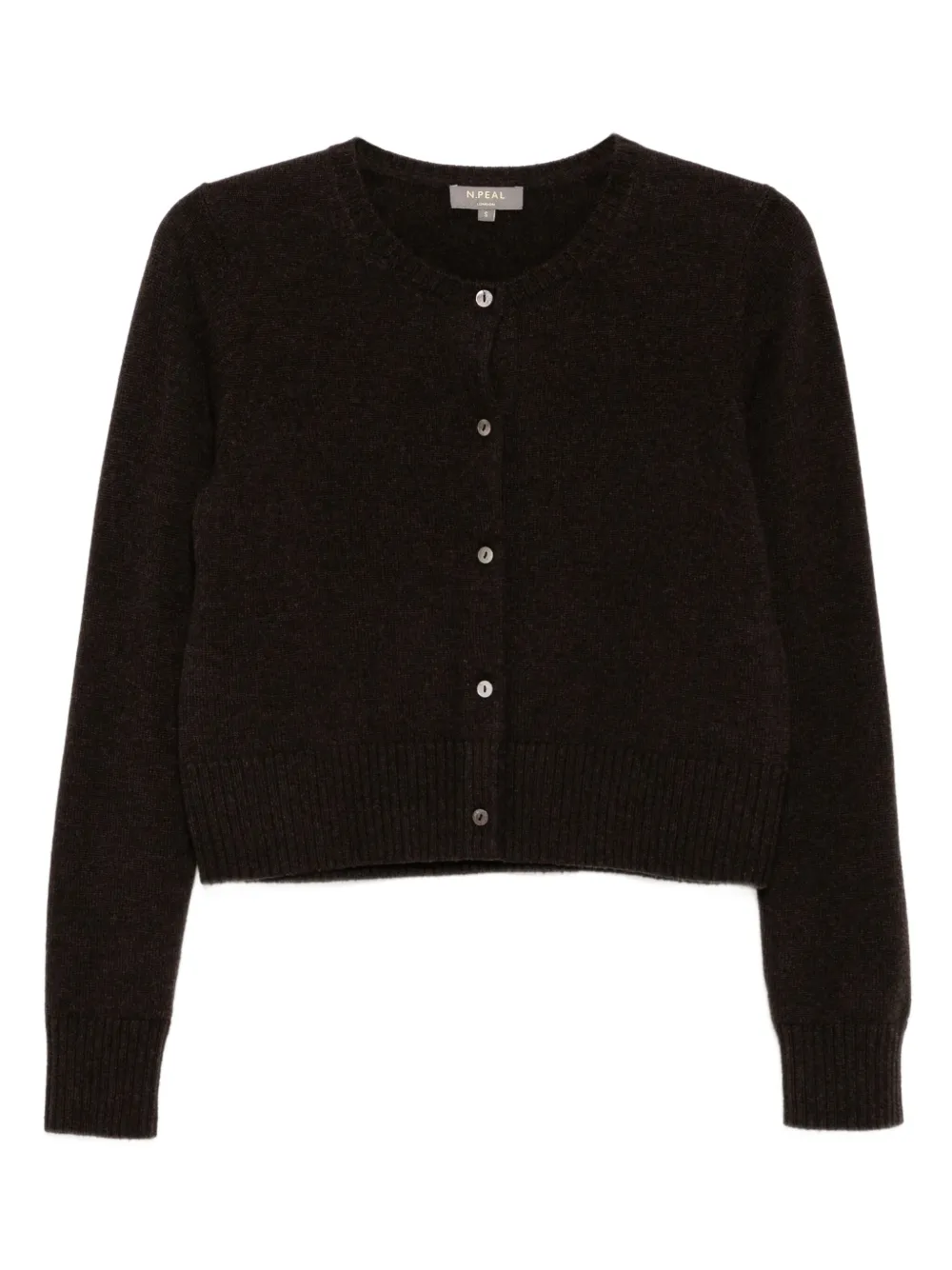 Кашемировый кардиган N.Peal, коричневый
Кашемировый кардиган N.Peal, коричневый