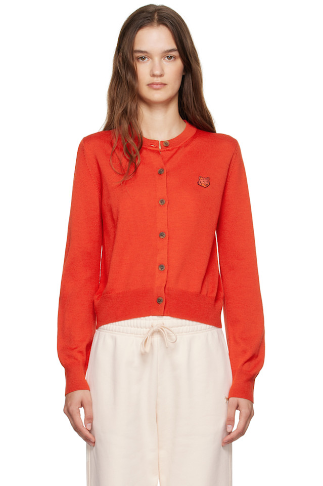 Кардиган с лисьей головой Bold fox Maison Kitsuné, красный
Кардиган с лисьей головой Bold fox Maison Kitsuné, красный