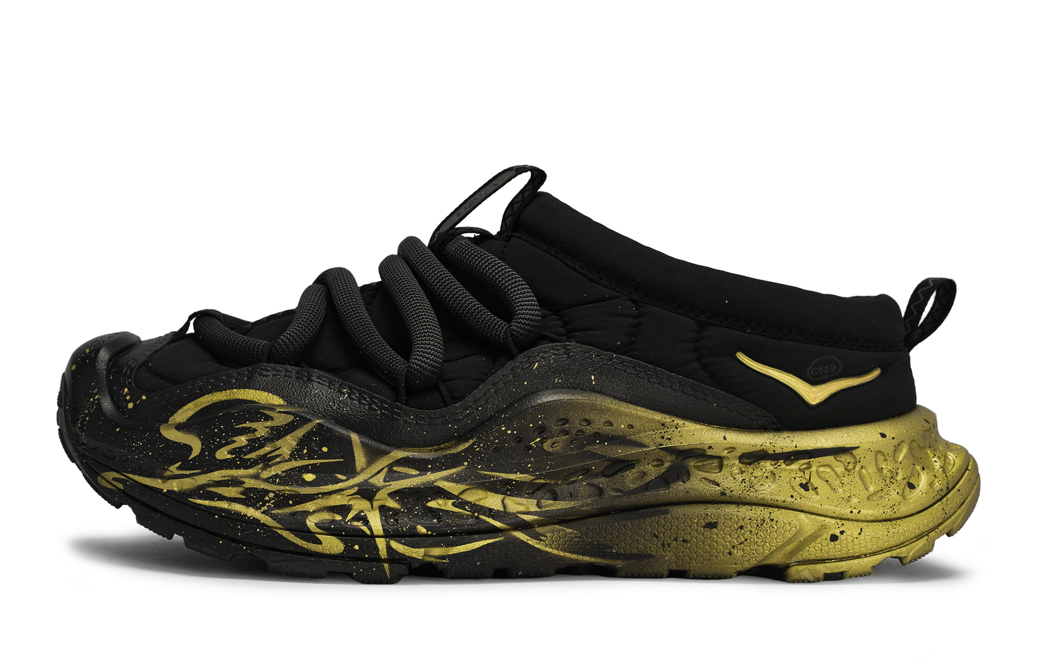 Hoka One One Мужские тапочки Ora Primo без специальных функций с закрытым носком, черный с золотыми вставками
Hoka One One Мужские тапочки Ora Primo без специальных функций с закрытым носком, черный с золотыми вставками