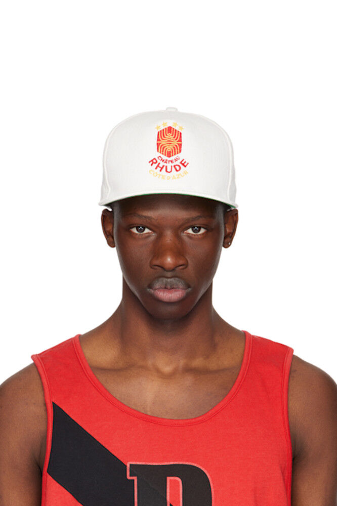 Белая лазурная шапка Rhude
Белая лазурная шапка Rhude