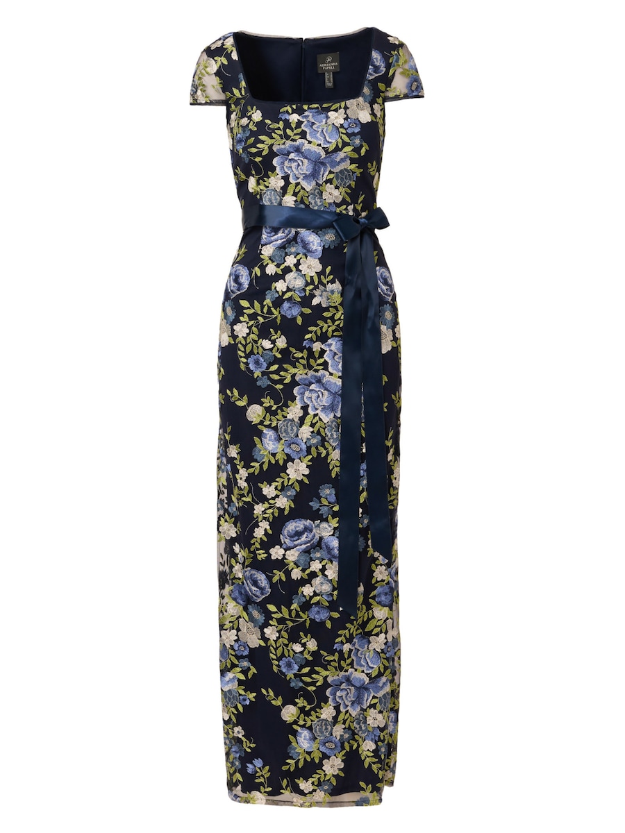 Вечернее платье Adrianna Papell Cascading Floral Column Gown, темно-синий
Вечернее платье Adrianna Papell Cascading Floral Column Gown, темно-синий