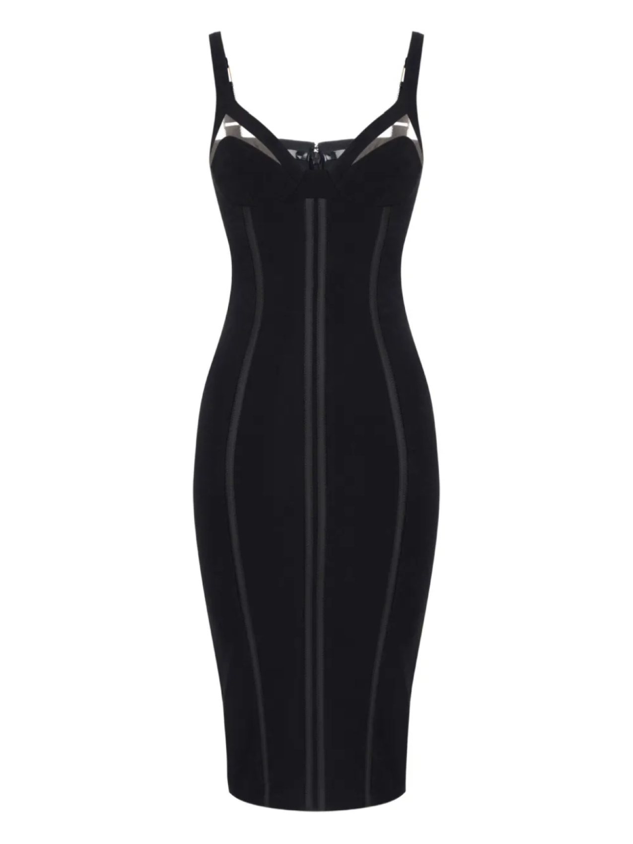 Платье-футляр с бретельками Elisabetta Franchi, черный
Платье-футляр с бретельками Elisabetta Franchi, черный
