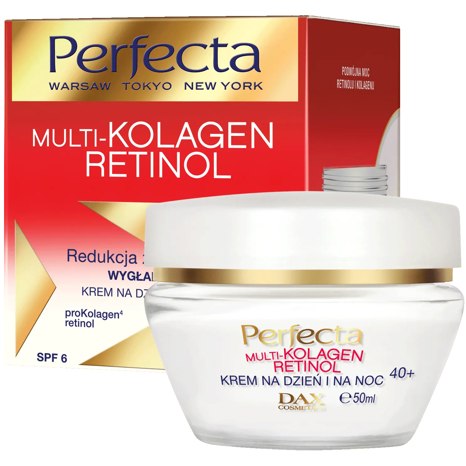 Крем для лица дневной и ночной 40+ Perfecta Multikolagen Retinol, 50 мл
Крем для лица дневной и ночной 40+ Perfecta Multikolagen Retinol, 50 мл