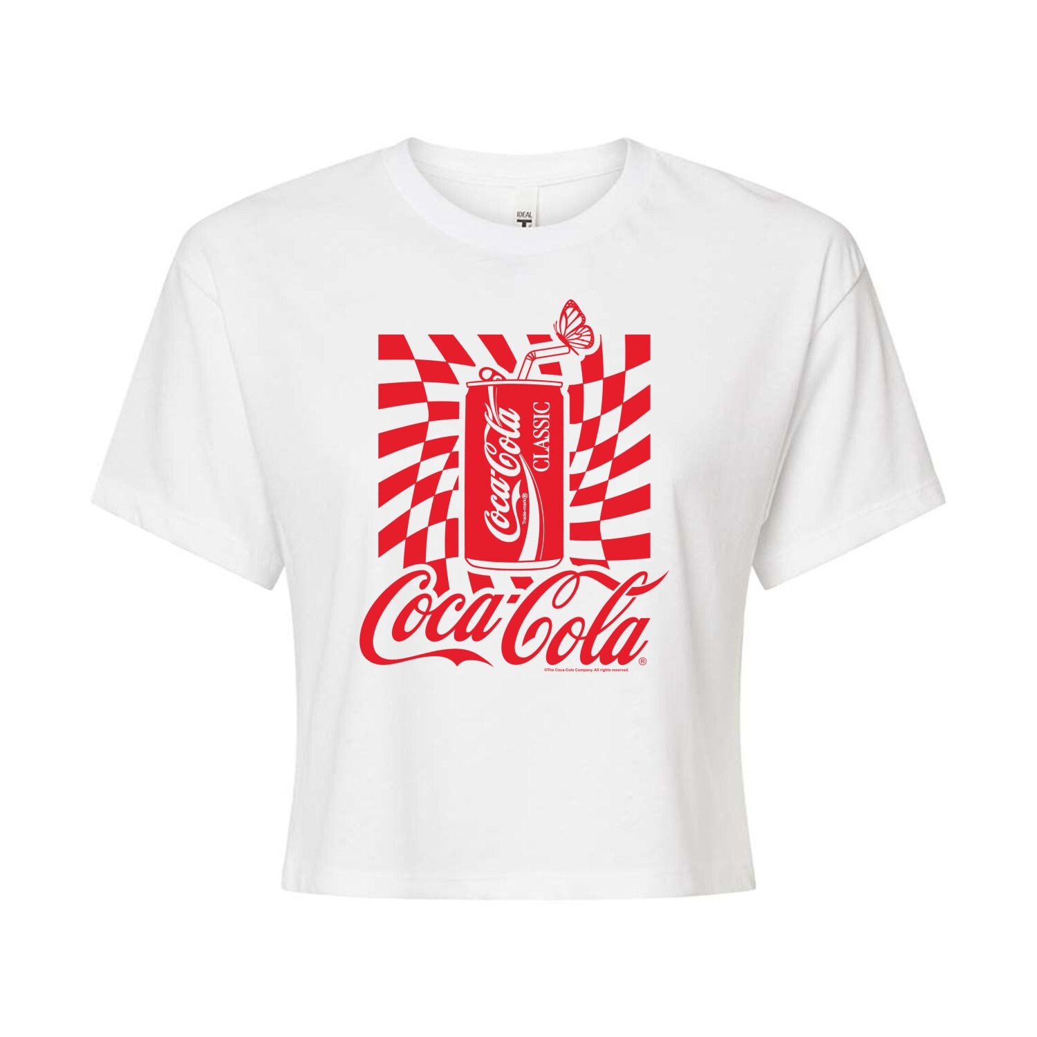 Укороченная футболка с рисунком банки Coca-Cola для юниоров Licensed Character, белый
Укороченная футболка с рисунком банки Coca-Cola для юниоров Licensed Character, белый