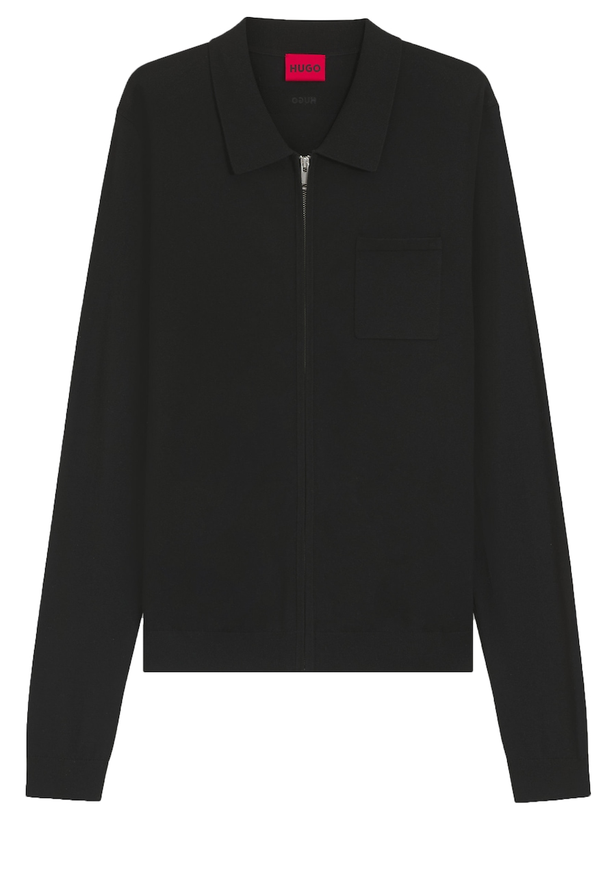 Вязаный кардиган HUGO, черный
Вязаный кардиган HUGO, черный