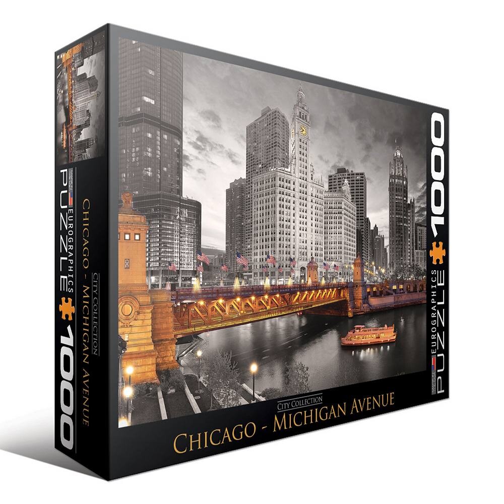 Пазл Eurographics City Collection Chicago Michigan Avenue, 1000 шт., мультиколор
Пазл Eurographics City Collection Chicago Michigan Avenue, 1000 шт., мультиколор