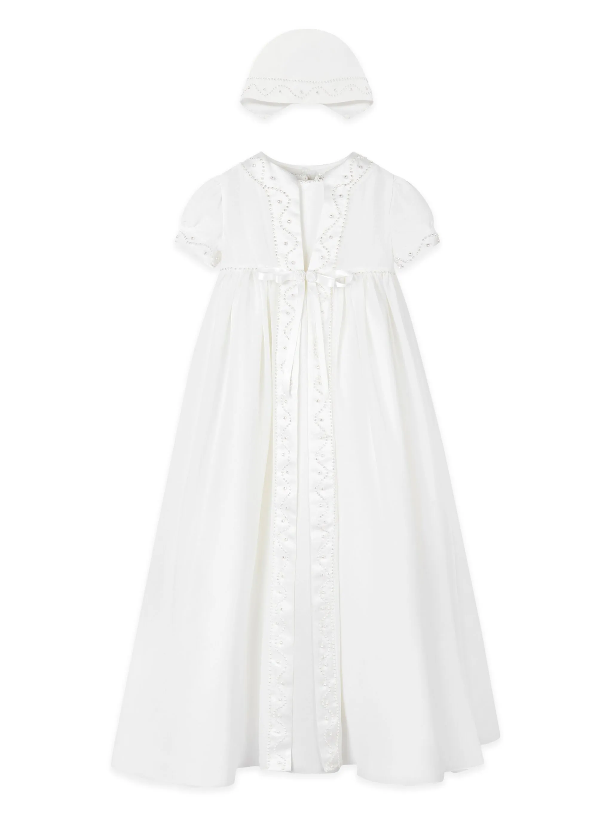 Комплект Christening из платья и шапки Sarah Louise, нейтральный
Комплект Christening из платья и шапки Sarah Louise, нейтральный