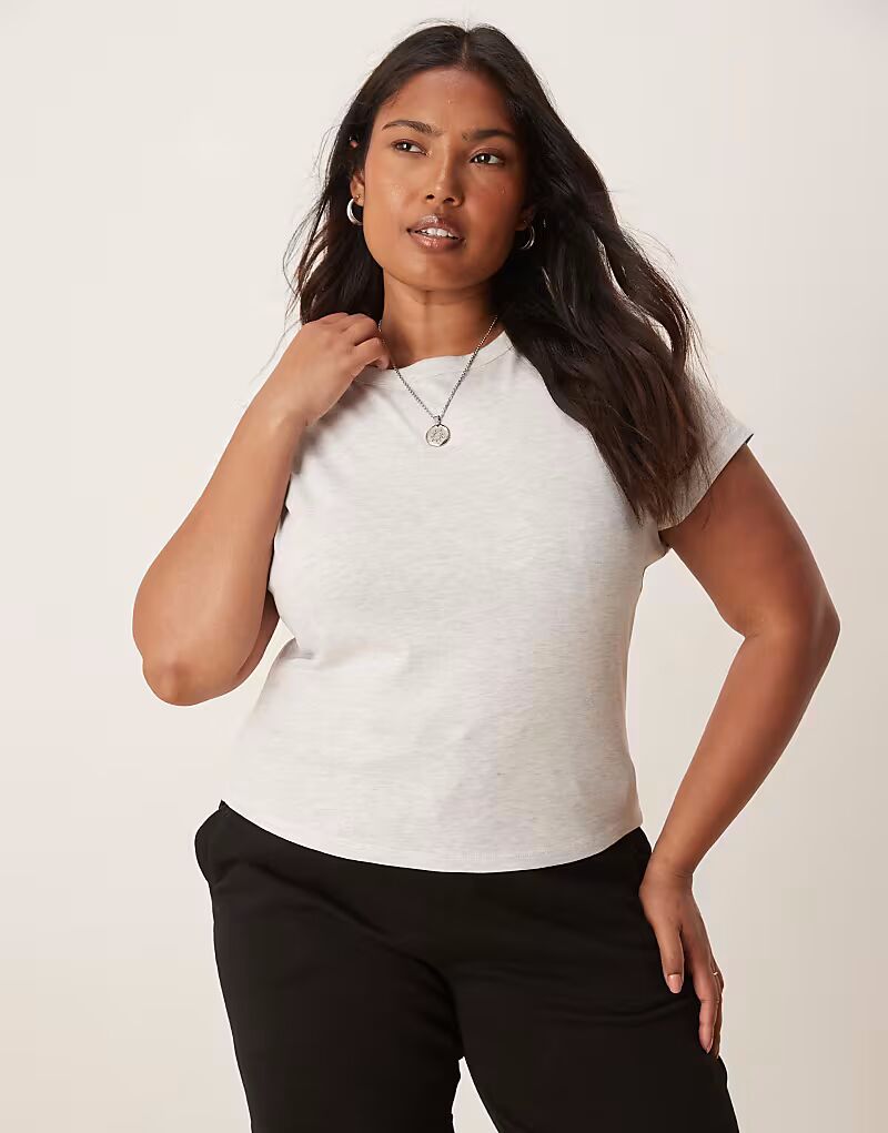 Футболка для малышей ASOS DESIGN Curve с усадкой цвета ледяной меланж ASOS Curve
Футболка для малышей ASOS DESIGN Curve с усадкой цвета ледяной меланж ASOS Curve