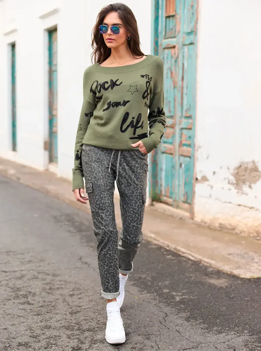 Heine вязаный свитер "Пуловер", хаки
Heine вязаный свитер "Пуловер", хаки