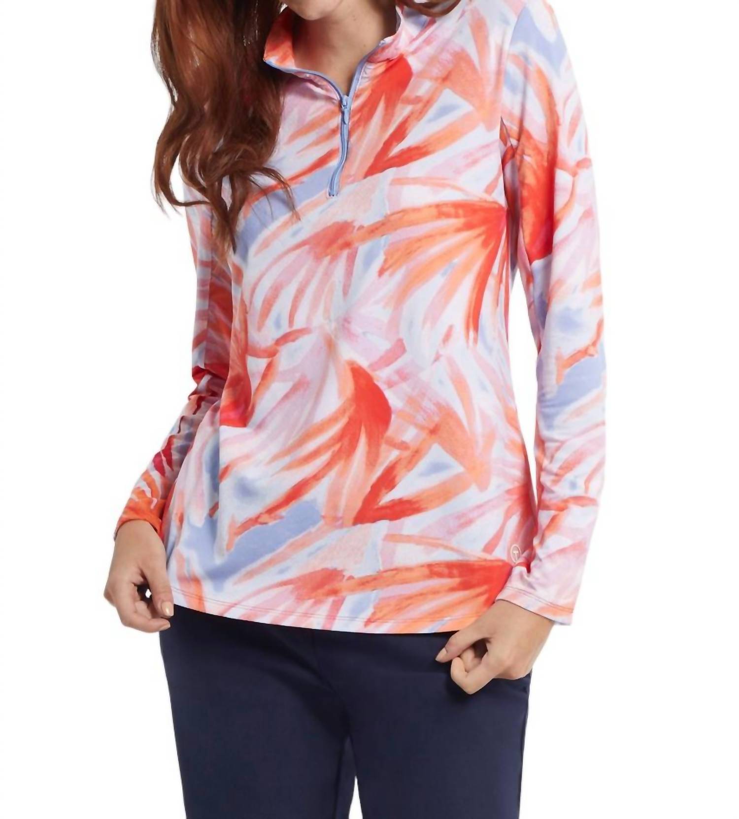 Performance Mock Neck Длинный рукав Топ в Орхидея TRIBAL, цвет orchid
Performance Mock Neck Длинный рукав Топ в Орхидея TRIBAL, цвет orchid