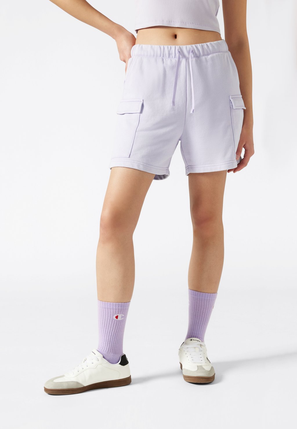 Шорты ICONS PLUS - Tracksuit bottoms Champion, сиреневый 
Шорты ICONS PLUS - Tracksuit bottoms Champion, сиреневый