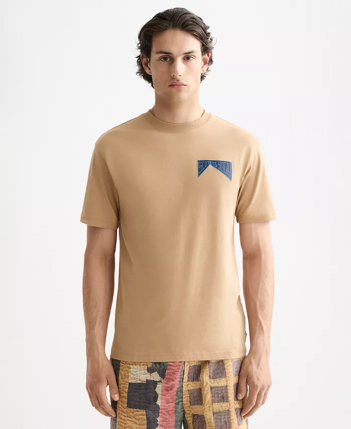 Мужская футболка с коротким рукавом Scotch & Soda, загар/бежевый
Мужская футболка с коротким рукавом Scotch & Soda, загар/бежевый