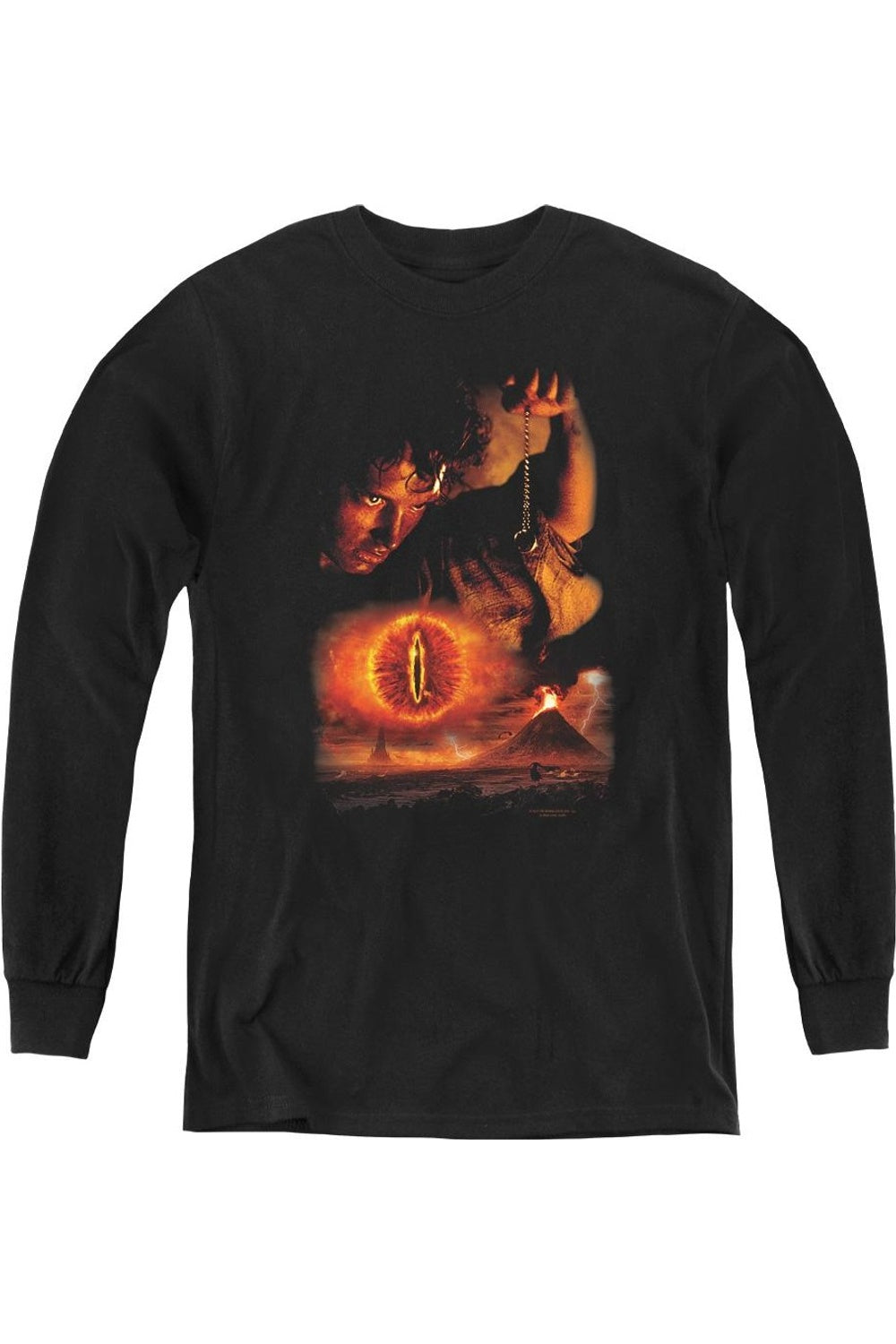 Футболка с длинным рукавом "Властелин Колец: Уничтожь Кольцо" для молодежи Gildan, черный 
Футболка с длинным рукавом "Властелин Колец: Уничтожь Кольцо" для молодежи Gildan, черный