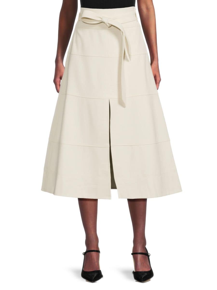 Юбка-миди с поясом Hudson Tanya Taylor, кремовый
Юбка-миди с поясом Hudson Tanya Taylor, кремовый