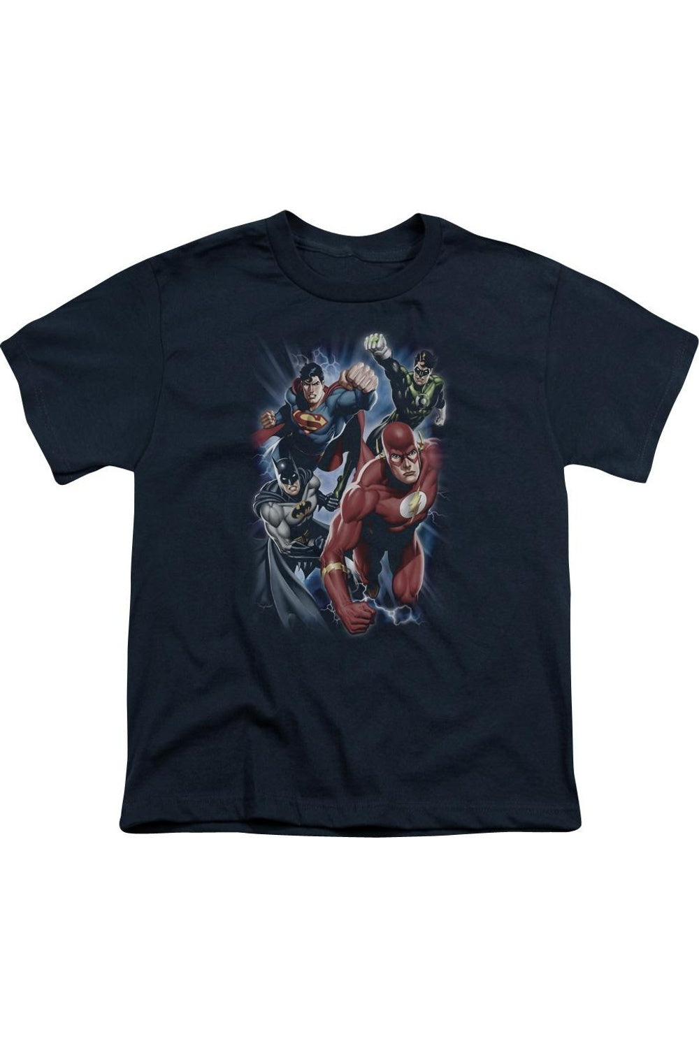 Футболка с коротким рукавом для подростков "Лига справедливости: Охотники за бурями" Gildan, темно-синий
Футболка с коротким рукавом для подростков "Лига справедливости: Охотники за бурями" Gildan, темно-синий