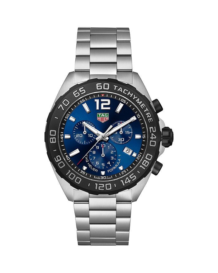 Chronograph Formula 1, 43 мм TAG Heuer, синий
Chronograph Formula 1, 43 мм TAG Heuer, синий