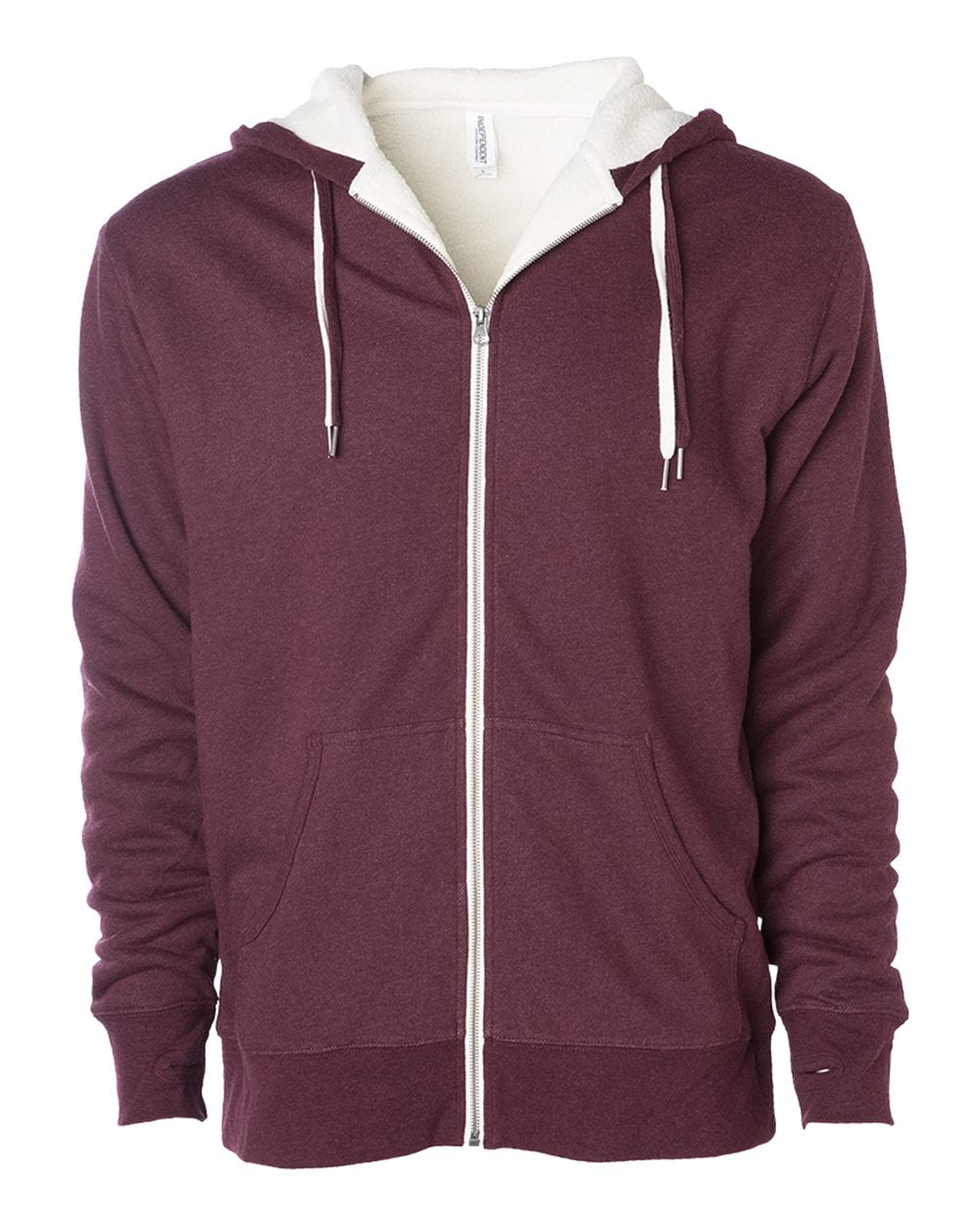 Мужская толстовка с капюшоном на подкладке из шерпы Independent Trading Co., цвет burgundy heather
Мужская толстовка с капюшоном на подкладке из шерпы Independent Trading Co., цвет burgundy heather