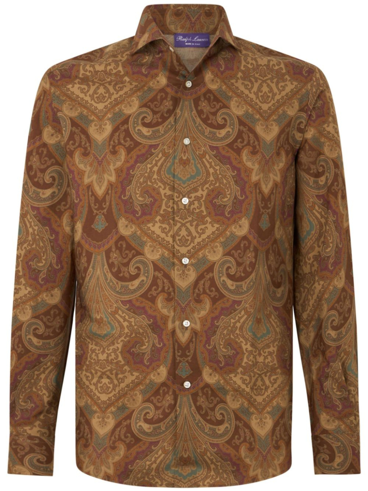 Ralph Lauren Purple Label рубашка с абстрактным узором, коричневый
Ralph Lauren Purple Label рубашка с абстрактным узором, коричневый