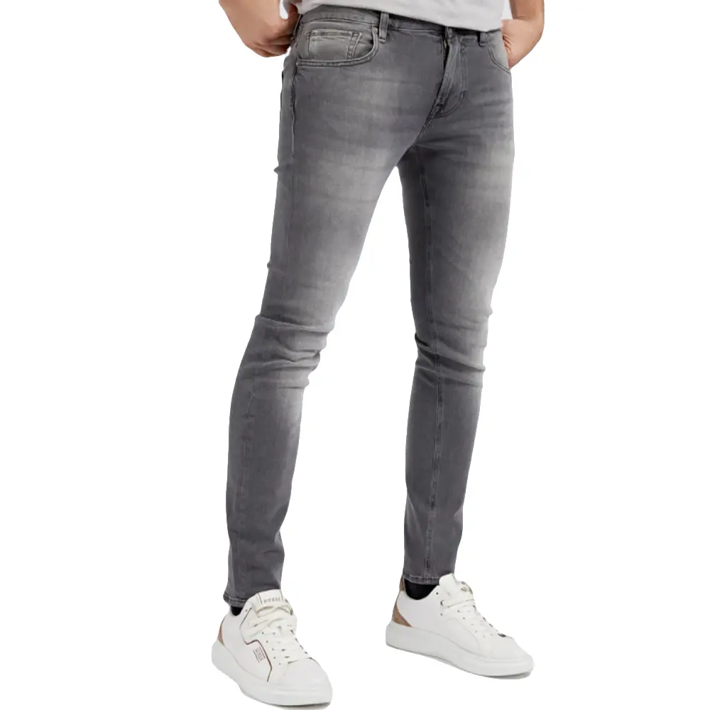 Джинсы homme с оригинальным логотипом и треугольником Guess, серый
Джинсы homme с оригинальным логотипом и треугольником Guess, серый