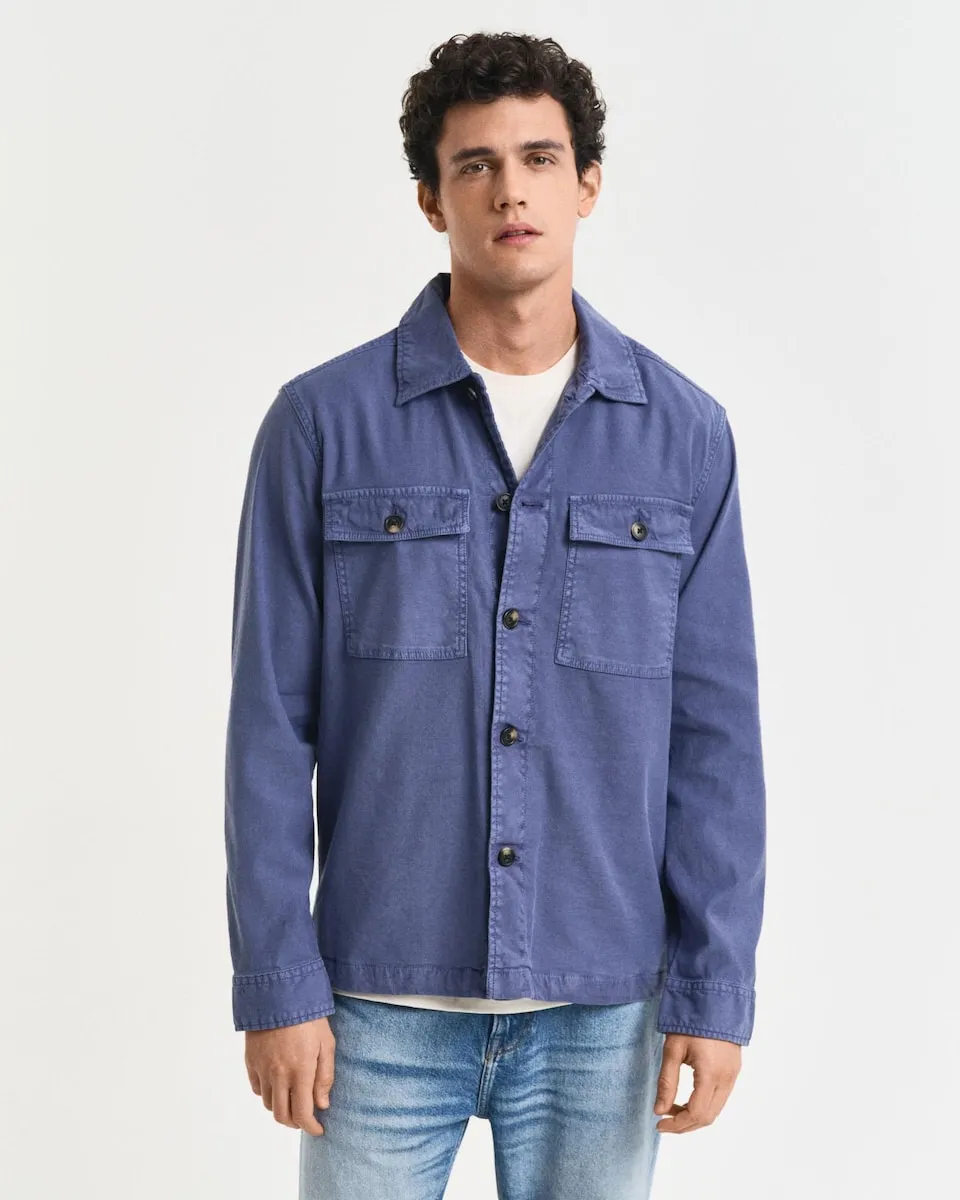 Мужская рубашка прямого кроя с накладными карманами Gant, синий
Мужская рубашка прямого кроя с накладными карманами Gant, синий