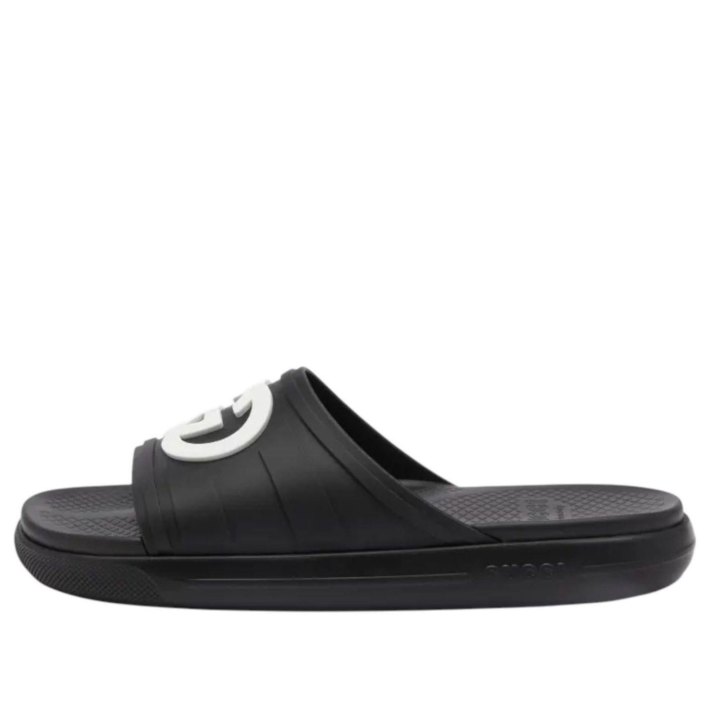 Шлепанцы Gucci Interlocking G Slide 'Black White'
Шлепанцы Gucci Interlocking G Slide 'Black White'