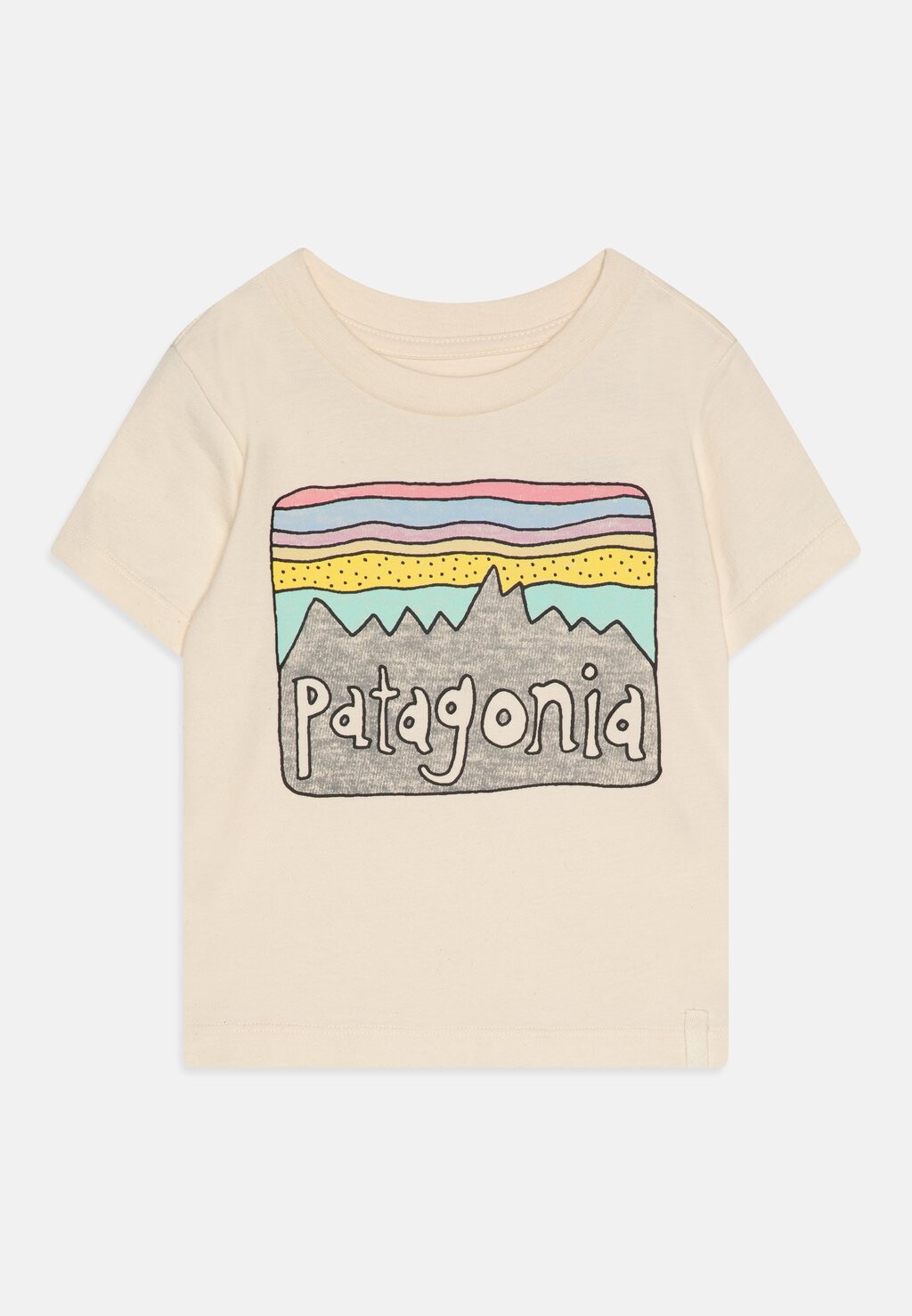 Футболка с принтом BABY FITZ ROY SKIES UNISEX Patagonia, цвет beige 
Футболка с принтом BABY FITZ ROY SKIES UNISEX Patagonia, цвет beige