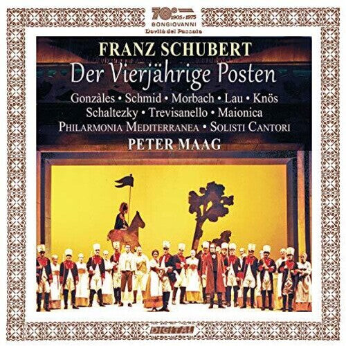 CD диск Schubert / Gonzales / Maa: Vierjahrige Posten 
CD диск Schubert / Gonzales / Maa: Vierjahrige Posten
