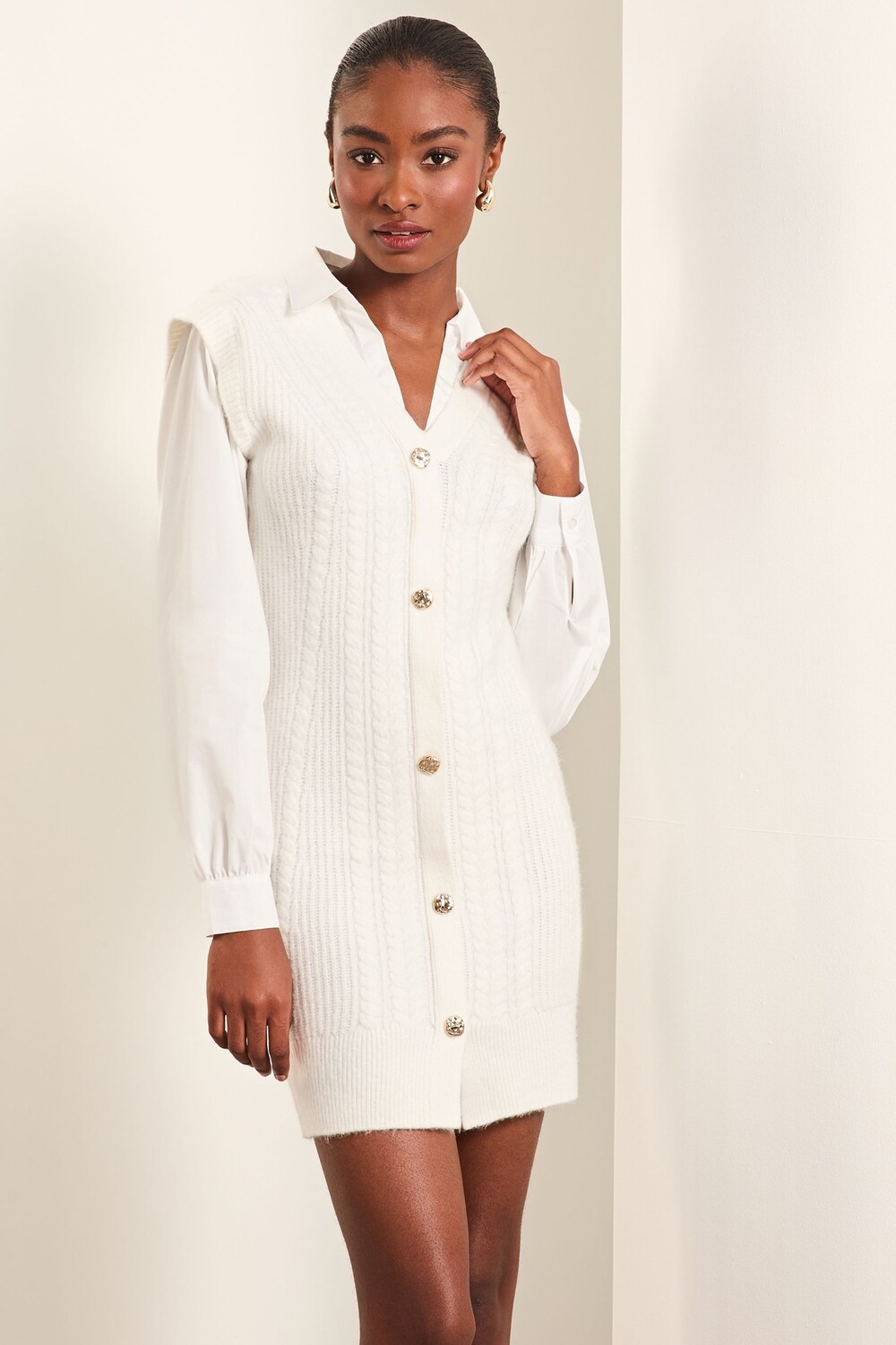 Платье с рукавами из поплина, связанное косами Lipsy, белый
Платье с рукавами из поплина, связанное косами Lipsy, белый