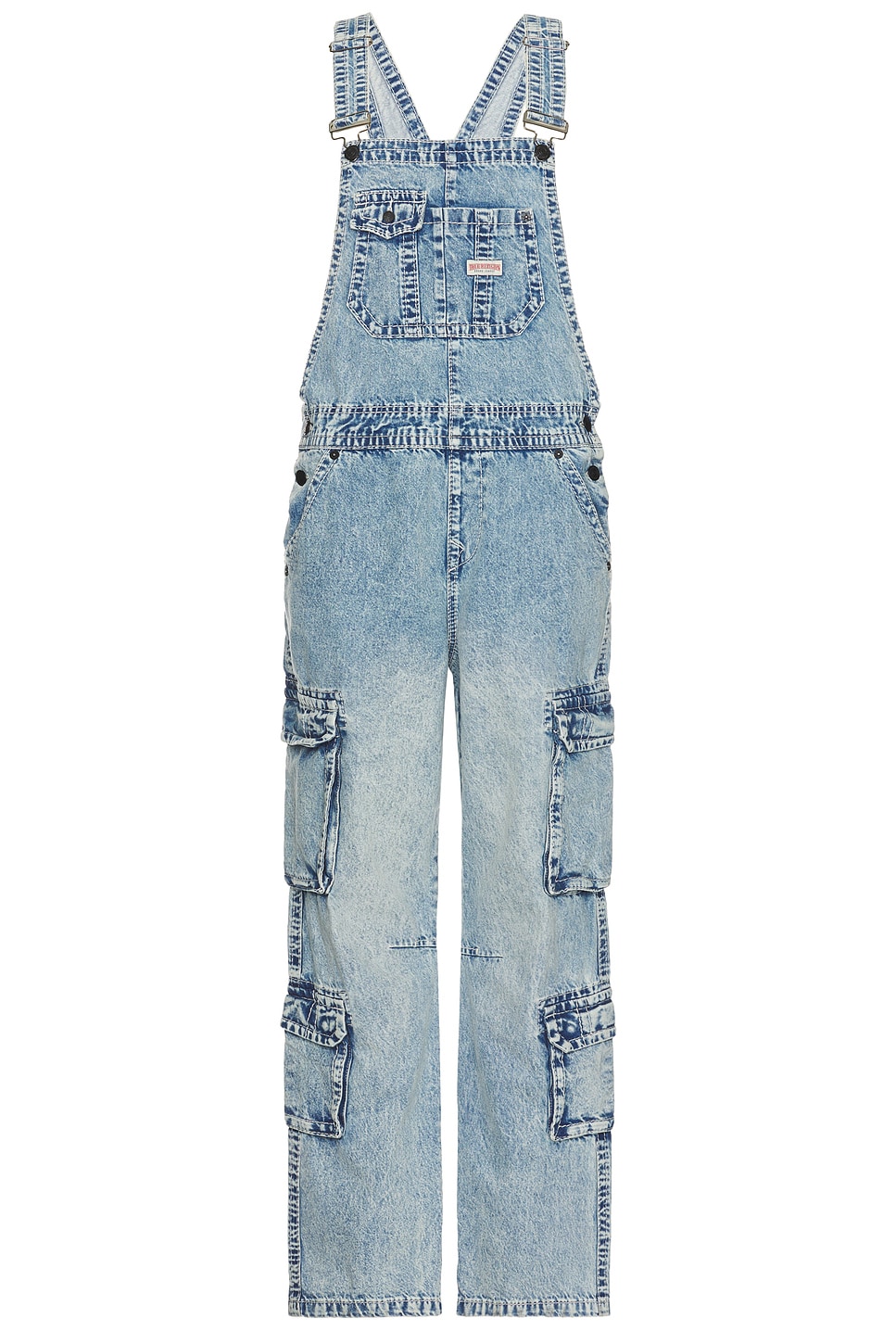 Комбинезон в стиле "тотал деним" с двойными карманами True Religion, optic stone light wash
Комбинезон в стиле "тотал деним" с двойными карманами True Religion, optic stone light wash