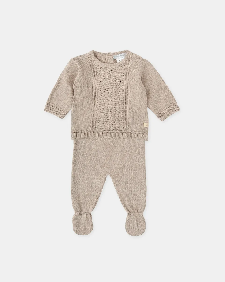 Детский комплект из двух частей с носочками Tutto Piccolo, серо-коричневый
Детский комплект из двух частей с носочками Tutto Piccolo, серо-коричневый