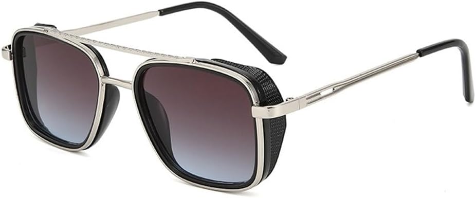 Винтажные солнцезащитные очки для женщин и мужчин, металлическая оправа, градиентный панк-стиль, солнцезащитные очки для мужчин, для активного отдыха, вождения, защита от УФ-излучения UV400 KTUCN, Gray Blue
Винтажные солнцезащитные очки для женщин и мужчин, металлическая оправа, градиентный панк-стиль, солнцезащитные очки для мужчин, для активного отдыха, вождения, защита от УФ-излучения UV400 KTUCN, Gray Blue