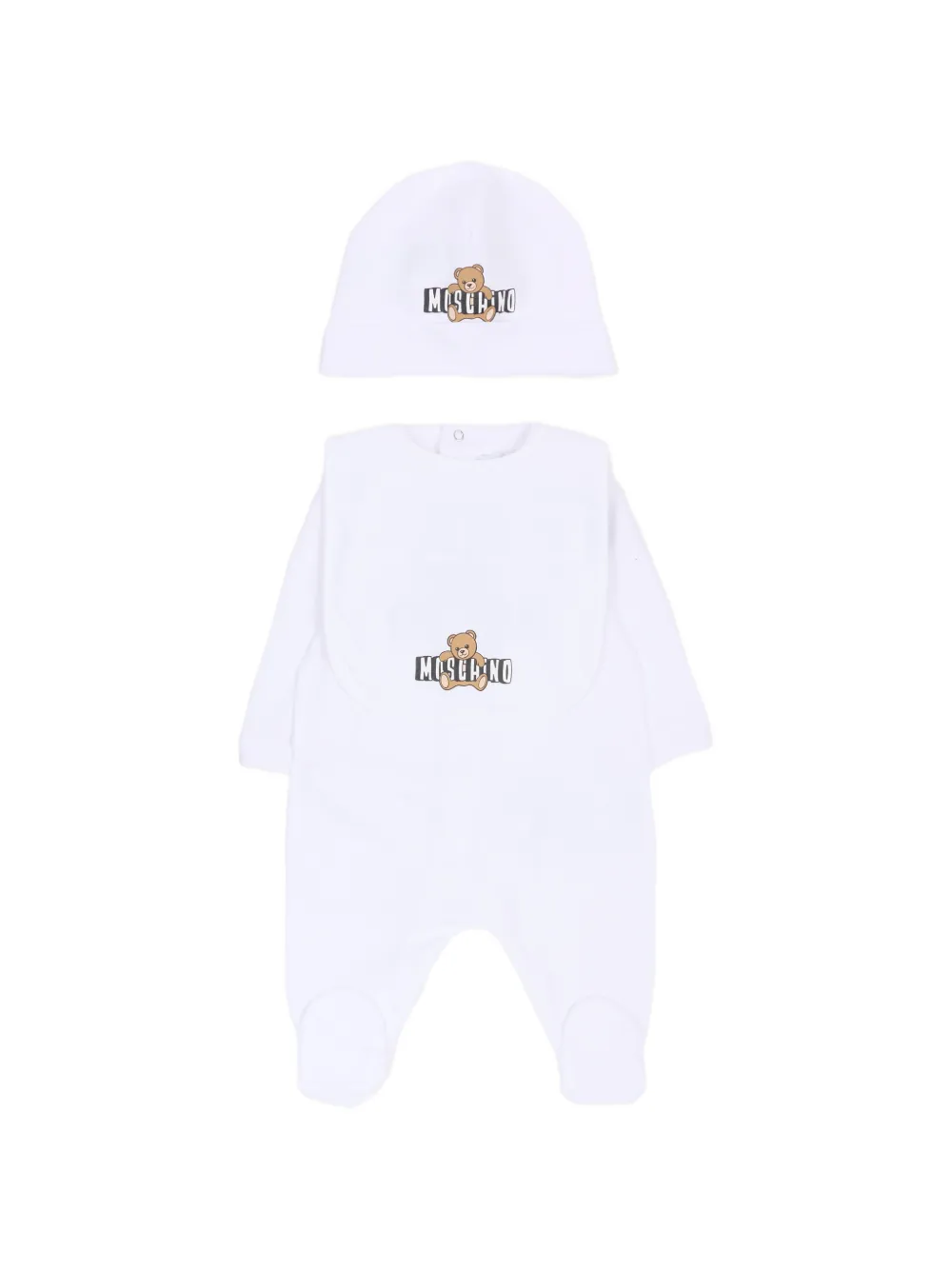 Комплект боди с логотипом Moschino Kids, белый
Комплект боди с логотипом Moschino Kids, белый