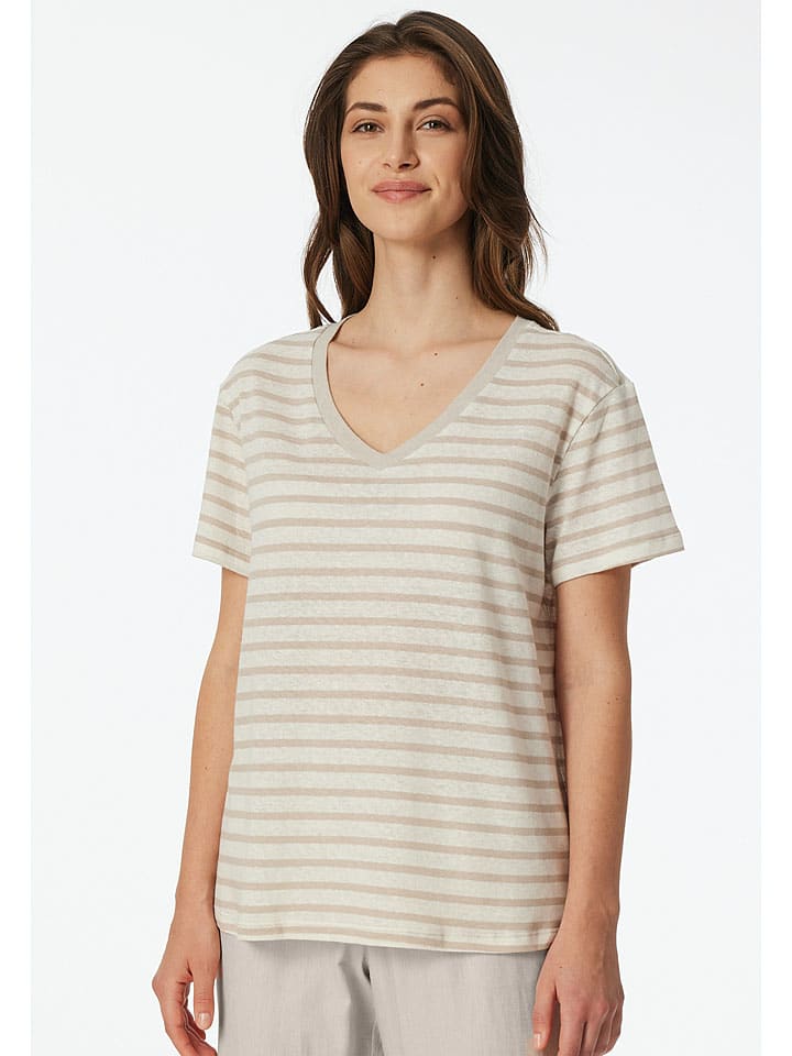 Schiesser Бежевая пижамная рубашка
Schiesser Бежевая пижамная рубашка