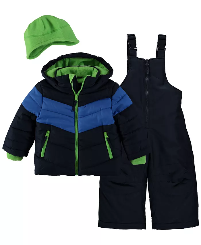 Комплект для мальчика из 3 предметов: куртка-комбинезон Chevron, лыжные штаны и шапка S Rothschild & Co, синий
Комплект для мальчика из 3 предметов: куртка-комбинезон Chevron, лыжные штаны и шапка S Rothschild & Co, синий