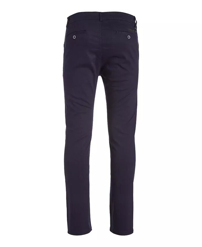 Мужские облегающие брюки-чинос из хлопка и эластичного хлопка Galaxy By Harvic, синий
Мужские облегающие брюки-чинос из хлопка и эластичного хлопка Galaxy By Harvic, синий