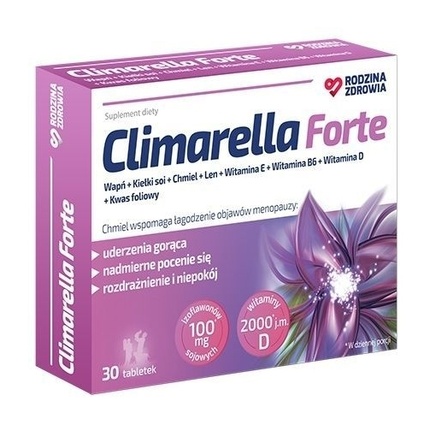 Climarella Forte 30 таблеток - Длительный срок годности Family Health 
Climarella Forte 30 таблеток - Длительный срок годности Family Health