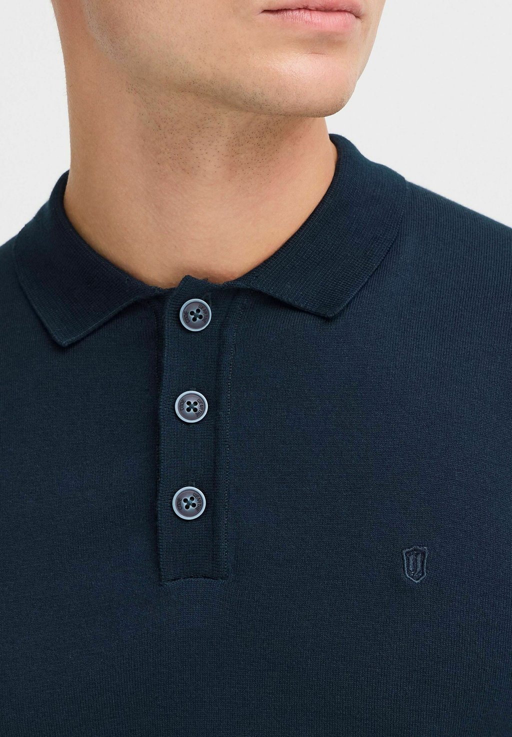 Топ с длинными рукавами INDICODE JEANS, темно-синий 
Топ с длинными рукавами INDICODE JEANS, темно-синий