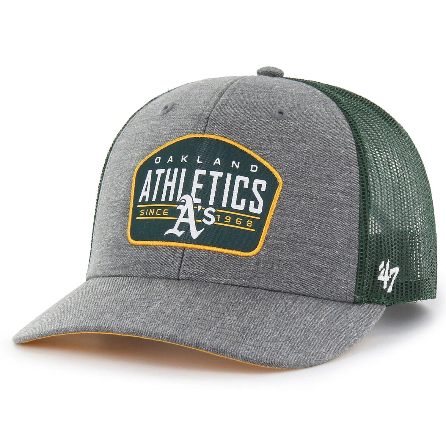 Мужская темно-серая кепка Oakland Athletics Slate Trucker Snapback '47
Мужская темно-серая кепка Oakland Athletics Slate Trucker Snapback '47