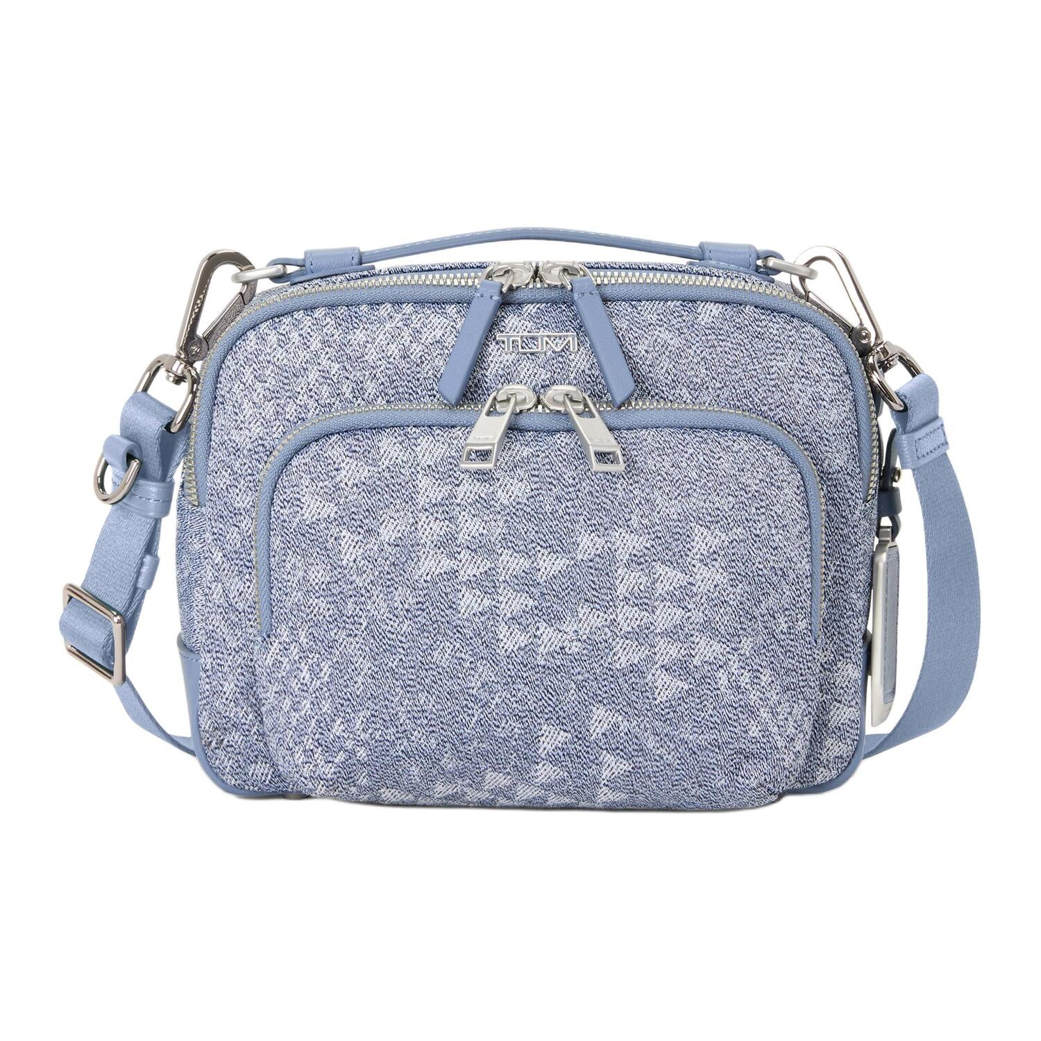 TUMI Женская сумка через плечо из джинсовой ткани синего цвета
TUMI Женская сумка через плечо из джинсовой ткани синего цвета