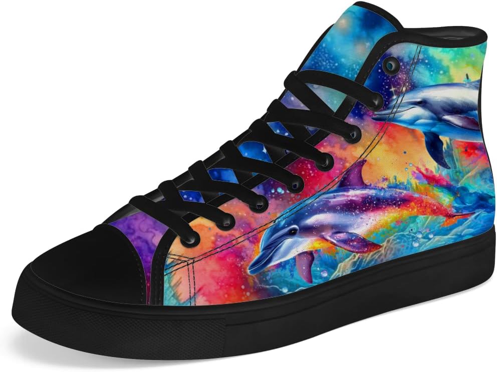 Мужские и женские высокие кеды из холста Dolphin с шнуровкой, повседневная обувь Chebing, 616 Multicolor
Мужские и женские высокие кеды из холста Dolphin с шнуровкой, повседневная обувь Chebing, 616 Multicolor