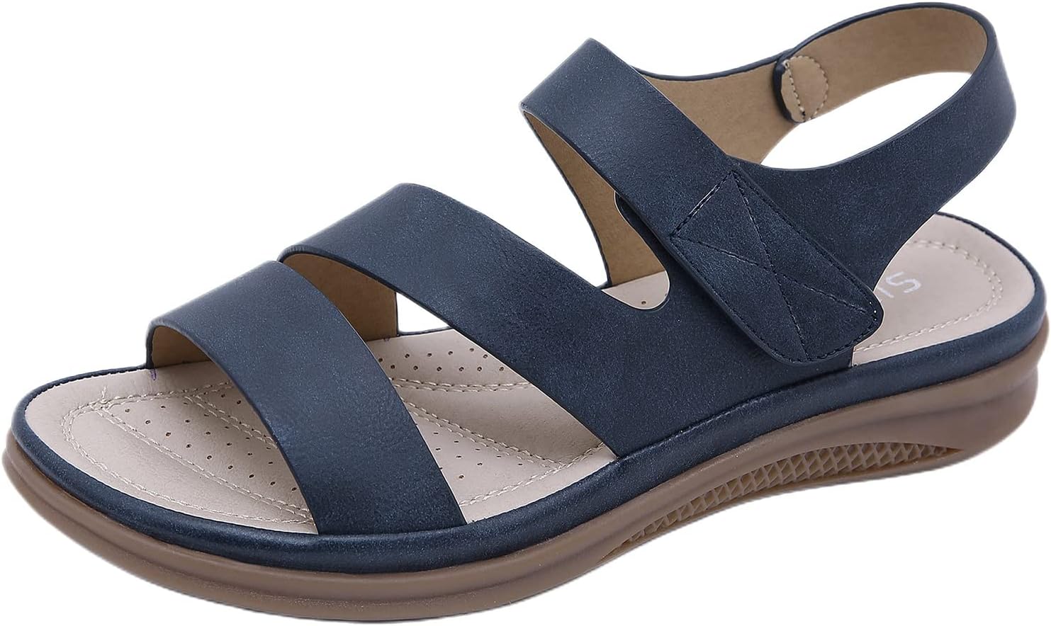 Женские ортопедические сандалии на танкетке, удобные, на платформе, летние с двумя ремешками, открытым носком, для ходьбы, с вырезами, с пряжкой, дышащие Generic, синий
Женские ортопедические сандалии на танкетке, удобные, на платформе, летние с двумя ремешками, открытым носком, для ходьбы, с вырезами, с пряжкой, дышащие Generic, синий