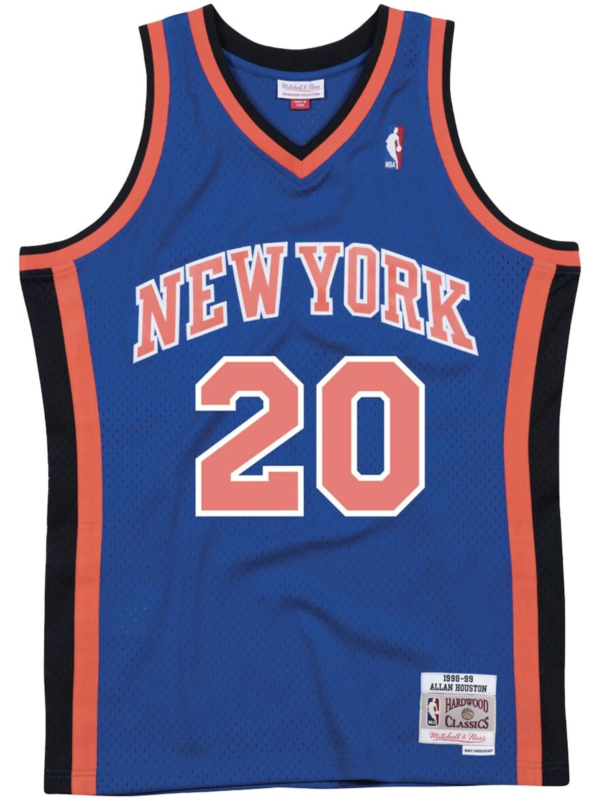 Топ New York Knicks 1998-99 Allan Houston Mitchell & Ness, синий
Топ New York Knicks 1998-99 Allan Houston Mitchell & Ness, синий